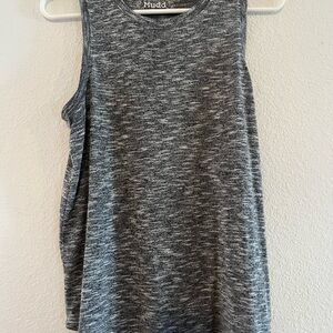Mudd Charcoal Heather Tank Top